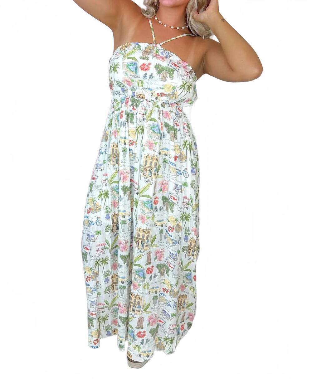 NEW MAINSTRIP going anywhere maxi dress in white